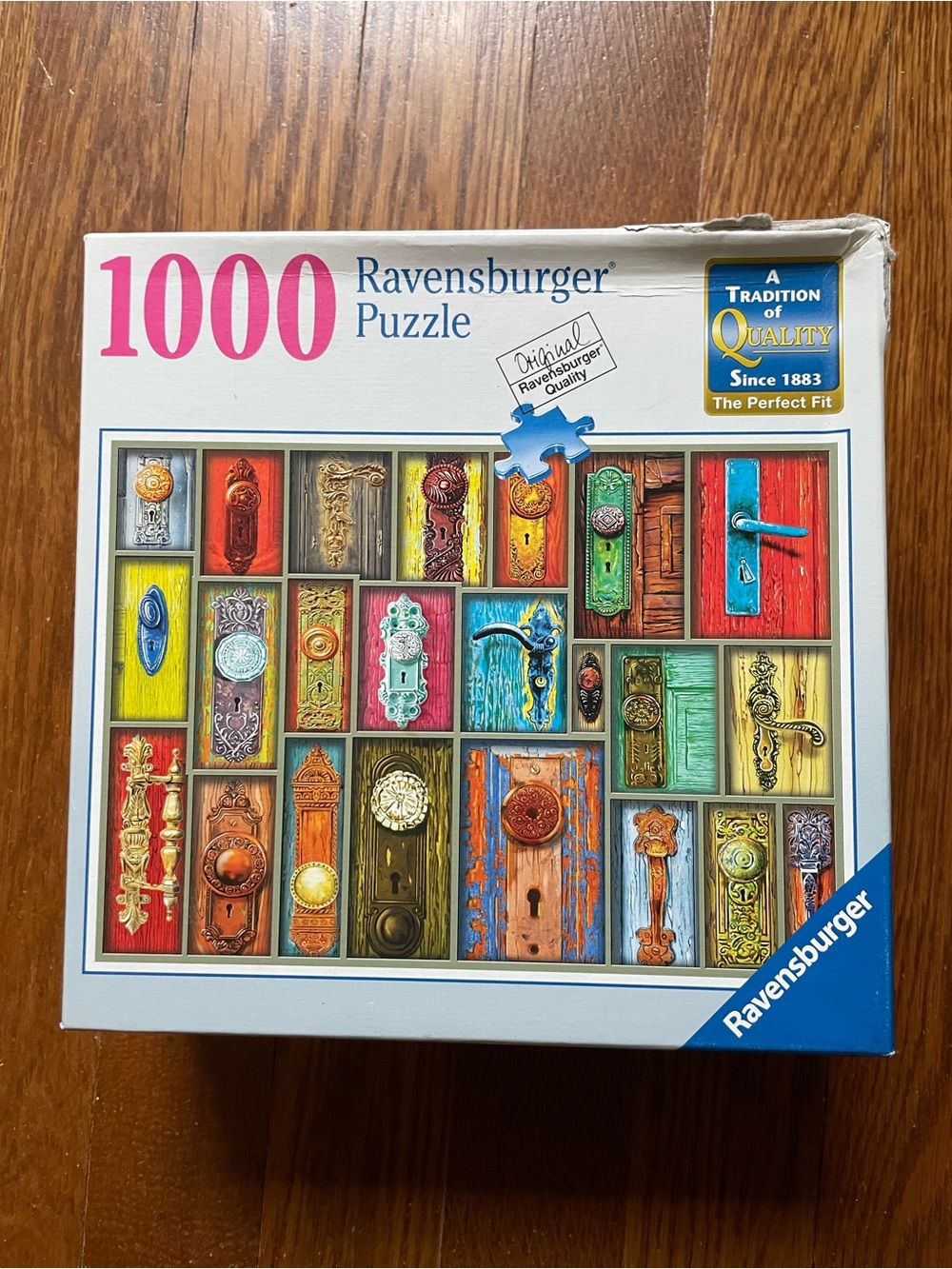 Ravensburger Colorful Vintage Door Hardware 1000 piece puzzle